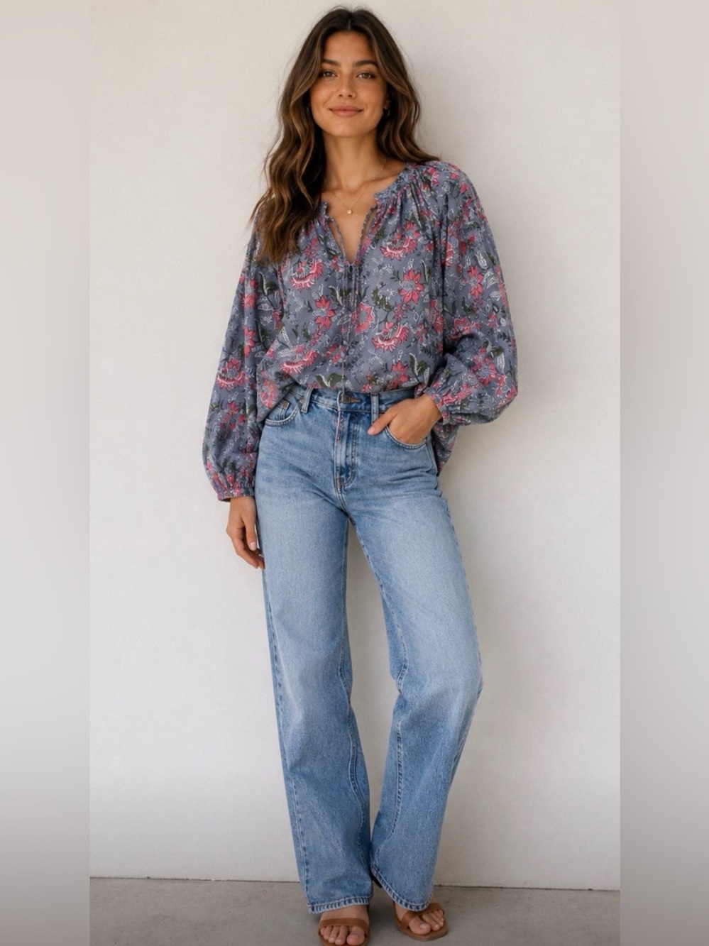 Hand Block Printed Cotton Blouse